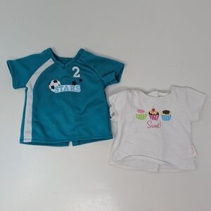 American Girl Doll Shirts Soccer Cupcakes